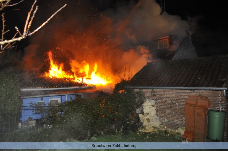 20-01-2012 – Kanne (B) Uitslaande brand