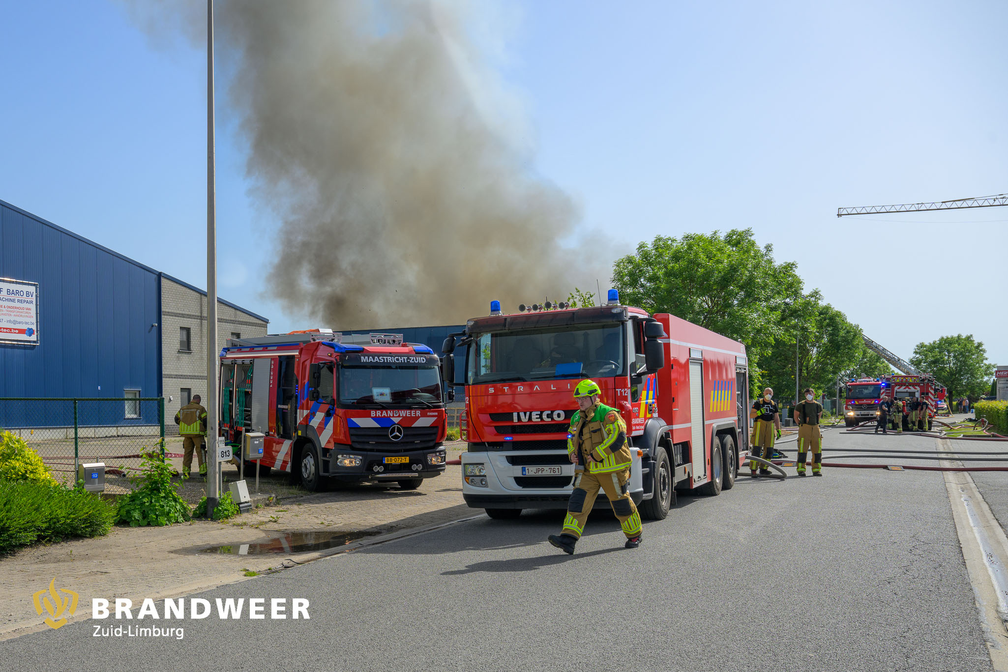 23-05-2025 – Lanaken (B), Grote brand
